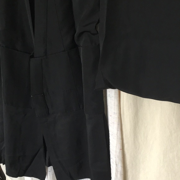 Japanese 🇯🇵 monk costume black kimono poly VTG - Picture 3 of 10